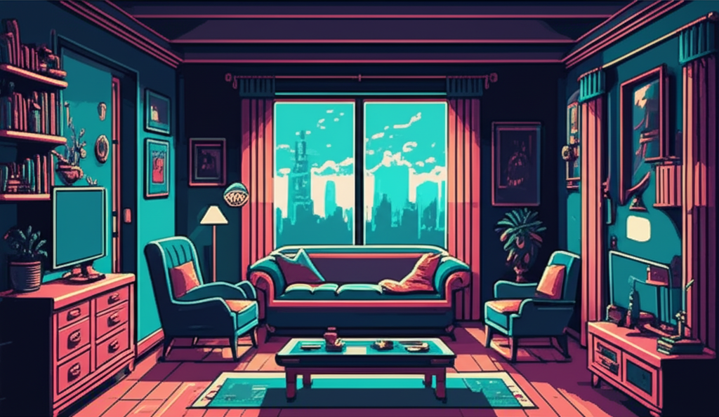 Rima Sky alone in the quiet hours