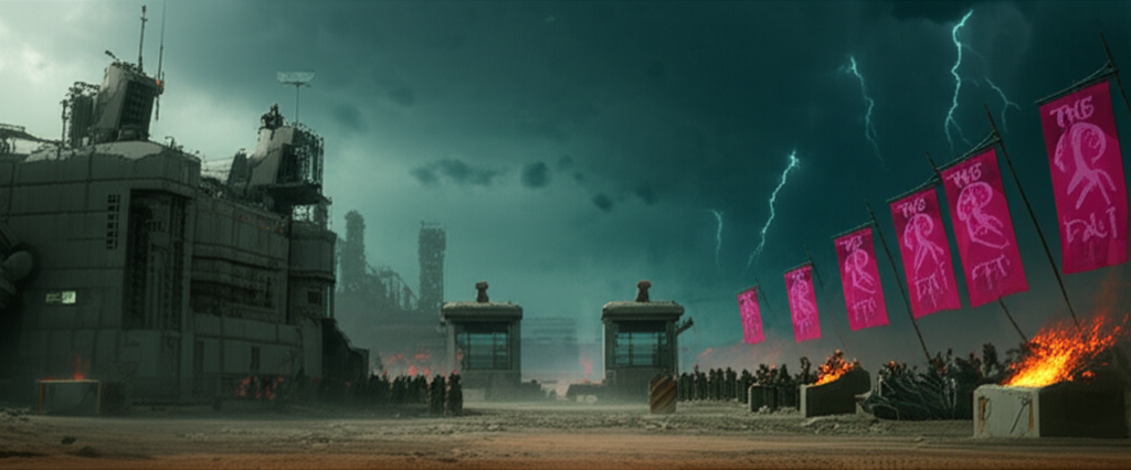 Territorial confrontation between Waste Lords and The Feast factions