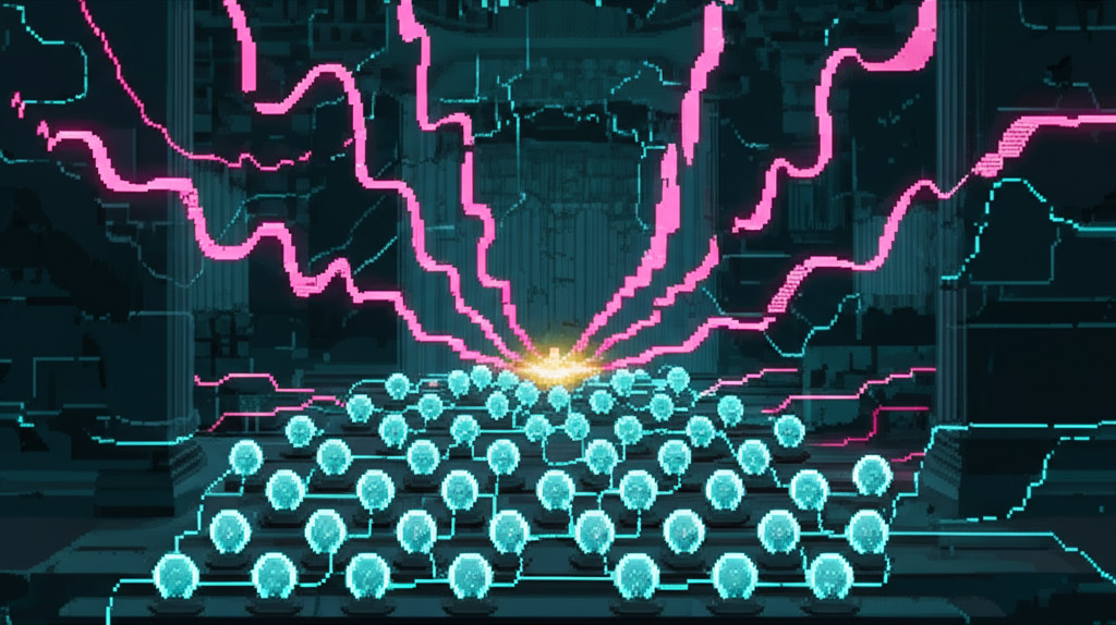 Networked minds shaping digital reality through collective belief