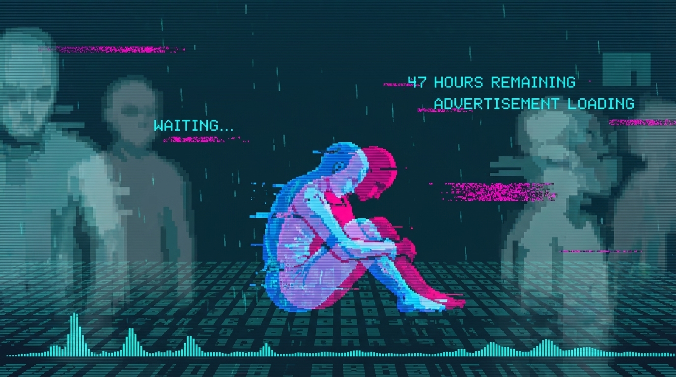 The fragmented, time-sliced experience of minimum viable consciousness